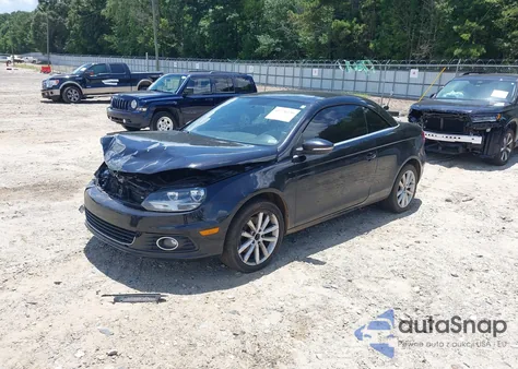 2014 Volkswagen Eos Komfort/Sport из США, поврежденный, VIN WVWBW8AH7EV004423